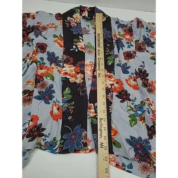 Angie Kimono BOHO Open Front Cardigan Women's Size Small Lightweight - Picture 5 of 6